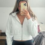 Lounge Heather gray crop sweatshirt Photo 0