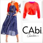 CAbi  #5008 Cropped Piccolo Shrug Cardigan Tiger Lily Orange XS Photo 9