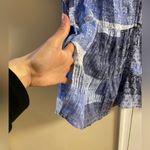 Pilcro  Anthropologie Blouse Tunic‎ Patchwork Print Tiered Medium Petite Photo 8