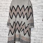Simply Couture Creation Multicolor‎ Zigzag chevron Cardigan multicolor size S oversized Photo 2