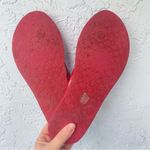 Coach  Red Sandals with floral thong sandals Pattern Photo 5