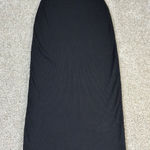 Naked Wardrobe NWT  New Everything Maxi Dress Black Ribbed Bodycon‎ Womens Size S Photo 0
