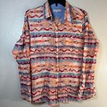 Tin Haul  Aztec print western snap shirt SZ:XL Photo 1