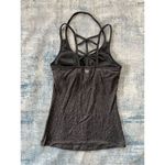 Forever 21 Activewear Heathered Charcoal Gray Strappy Athletic Tank Top XS Photo 5