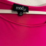Mod X Women's 3XL Pink Long Sleeve Cold Shoulder Blouse Stretch Round Neck Size undefined Photo 6