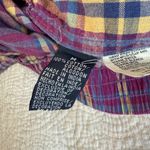 Liz Claiborne Vintage Lizsport Plaid Cotton Bomber Jacket Womens Medium Purple Streetwear Photo 3