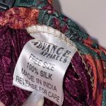 Advance Apparels Wide Leg Silk One Size Fits Most Pants Purple Photo 2