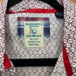 Panhandle NWT  Slim Patriotic Pearl Snap Button Down Photo 2