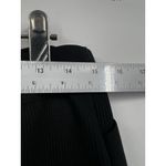 Nike  Leggings Womens Criss Cross Ribbed Leggings‎ Black Stretch Size XL Photo 3