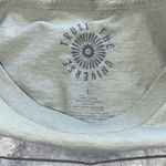 Trust the Universe Green Monet Artwork‎ Quote Cropped Graphic Crewneck Tshirt L Size L Photo 4