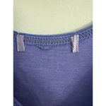 Fresh Produce  Small PERI BLUE Pinstripe DRAPE Cotton Jersey Dress $75 Photo 3