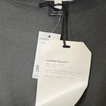 Current/Elliott Shirt Womens 0 Washed Gray The Draped Tee Made USA Twist Front Photo 4