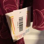 LuLaRoe Lindsay Maroon Floral Stretchy sz M BNWT Photo 1