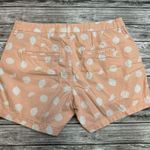 Old Navy Women's Citrus Lemon Print Everyday Shorts 4 Peach Salmon Pink White Photo 1