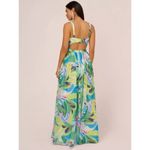 Adrianna Papell Aidan By Printed Chiffon Maxi Dress Multicolor Womens Size 8 Photo 2