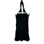 Spanx Assets by  Size Medium Swimsuit‎ Black Swim Dress Halter Ruffles One Piece Photo 1