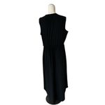 Nicole Miller NWT  V Neck Asymmetric Leg  Jersey Jumpsuit cropped 90s sz 2X Photo 2