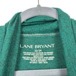 Lane Bryant  Green Heathered Mock Neck Long Sleeve Tunic Top‎ Plus Size 22/24 3X Photo 2