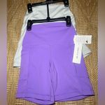 Yogalicious ® LUX Women's Workout Short Set: 7" Purple & Grey, Size XS,NWT Photo 0