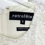 Retrofête Nikki Sequin Dress in White Size Small Photo 7
