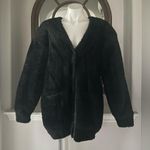 Alexander Wang New V-Neck Faux Fur Cardigan w/Quilted Lining in Black Size L NWT Photo 8