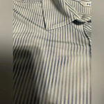 Peter Nygard NYGARD Blue White Striped Button Down Size XL Photo 6