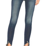 frame denim Le Skinny De Jeanne Frayed Triangle-Hem Jeans Size 25 Photo 0