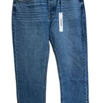 Vigoss NWT  High‎ Waisted Split Hem Straight Ace Jeans in Medium Wash. Size 31 Photo 0