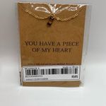 Necklace You Have A Piece Of My Heart Charm Friend, Mother, Sister Gold Photo 3