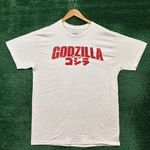 Godzilla beige T-shirt in size Large Photo 0