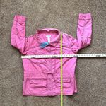 Caribbean Joe  Jacket Women’s XL Utility Pink Pockets Button Up Photo 5