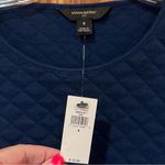 Banana Republic Factory Long Sleeve Quilted Crew Neck Sweatshirt Frigid Night SM Photo 7