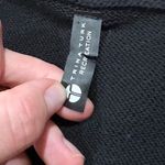 Trina Turk Black Long Sleeve Cross Back Lightweight Hoodie Women’s Large Photo 3