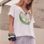 Free People Movement Tennis Club Shirt Size L Photo 2