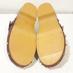 Torrid  Studded Mini Clog WW in Burgundy Red Size 8.5 Faux Wood Platform Comfort Photo 5