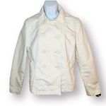 Gap  Double Breasted Long Sleeve Lightweight Jacket Cream M Photo 2