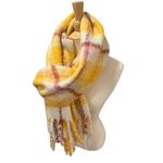 MNG Jeans Mango MNG  Maxi Check Scarf Mustard/Cream Photo 2