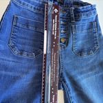 Judy Blue  Jeans Skinny Fit Button Fly Taper Leg Darkwash Stretch  size 5/27 Photo 11