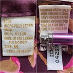 Victoria's Secret Victoria’s Secret Cami Vintage Gold Label Lace Trim Button Front Floral Purple M Photo 8