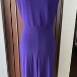 Ralph Lauren Lauren Ralph Purple Ruched Dress Photo 3