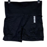 Gymshark  Black Seamless Workout Shorts Women's High Waisted Compression Fit Photo 0