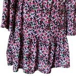 Michael Kors  Floral off shoulder cinch tie waist ruffle flare bell sleeve dress Photo 10