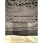 Freshman 1996 NWT Open Knit Pullover Crop Sweater Black Women's Size Large Photo 4