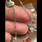 925 sterling silver 2.03g Emma name m11 18 inch necklace with name tag Photo 3