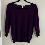Dressbarn Purple Women's Sweater Petite Large Size undefined Photo 0