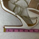 Lulus NWOB  Elegant White Rhinestone Heels Photo 11