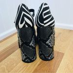 Jeffrey Campbell Zebra Print Platform Mary Jane Block Heel Black White Size 6 Photo 5