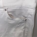 White House | Black Market WHBM White Denim Skimmer Ankle Zipper Skinny Jeans Size 2 Photo 2