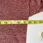 J.Crew Rust Orange Heathered Wool Linen Blend V-neck Sweater Photo 7