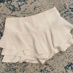 ZARA White Ruffle Skort Photo 0